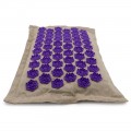Массажная акупунктурная подушка (квадратная) EcoRelax, фиолетовый - 4