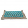 Массажная акупунктурная подушка (квадратная) EcoRelax, голубой - 2