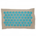 Массажная акупунктурная подушка (квадратная) EcoRelax, голубой - 3