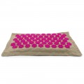 Массажная акупунктурная подушка (квадратная) EcoRelax, розовый - 2
