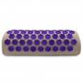 Массажная акупунктурная подушка (валик) EcoRelax, фиолетовый - 2