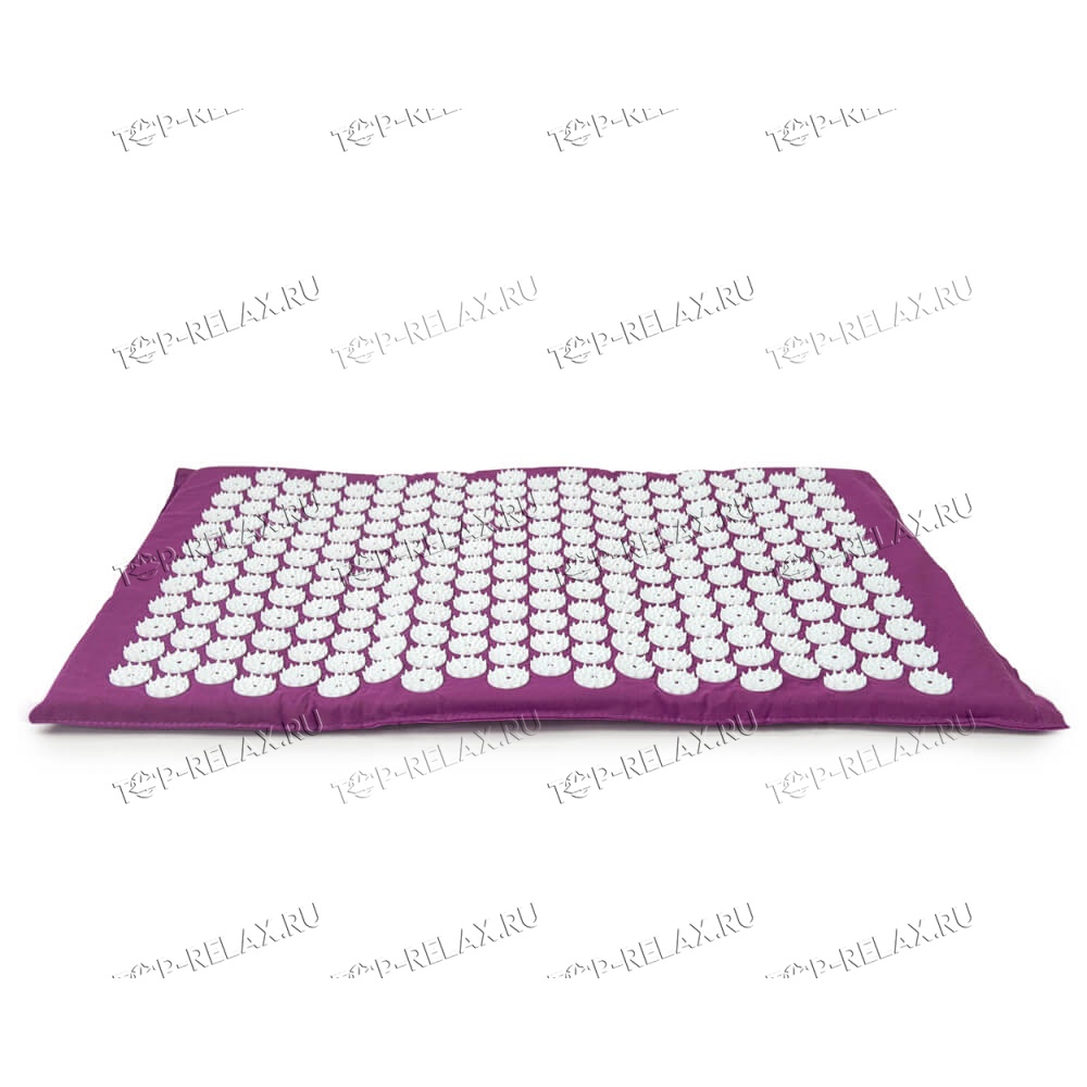 Массажный акупунктурный коврик EcoRelax, фиолетовый - 2