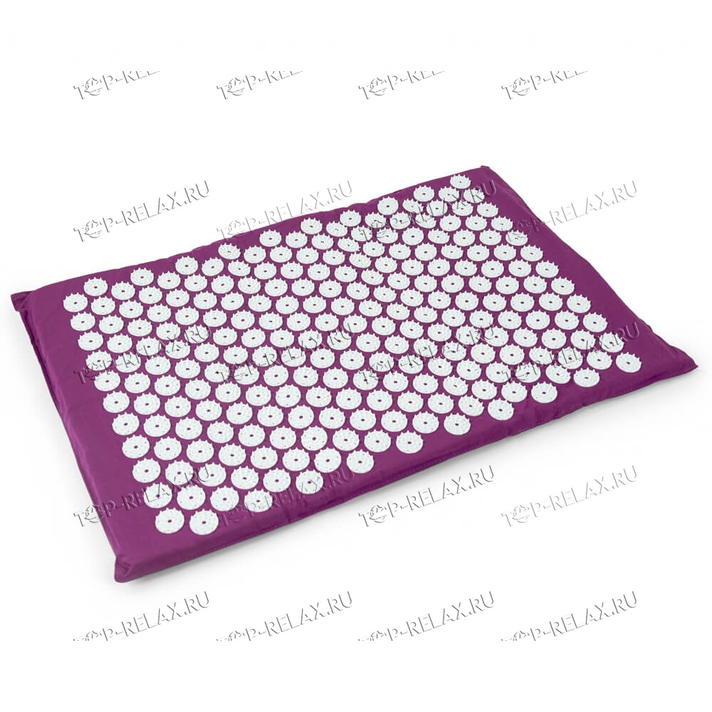 Массажный акупунктурный коврик EcoRelax, фиолетовый