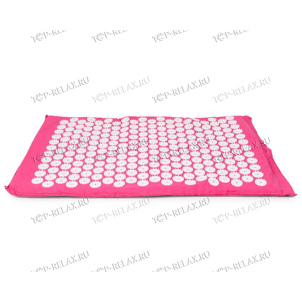 Массажный акупунктурный коврик EcoRelax, розовый - 2