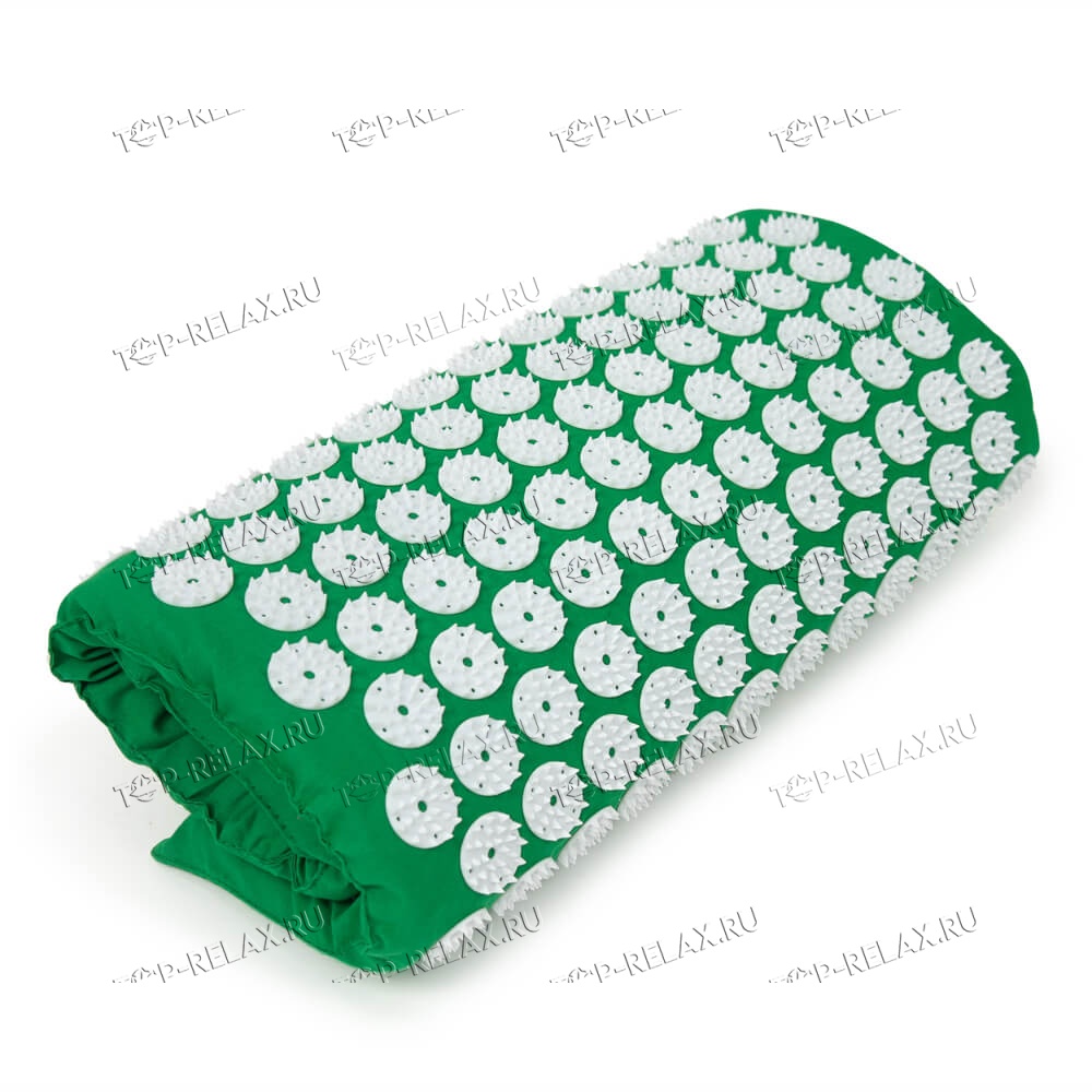 Массажный акупунктурный коврик EcoRelax, зеленый - 4
